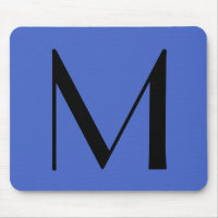 Monograma Deep Royal Black Modern Añadir nombre in