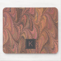 Monograma elegante de mármol