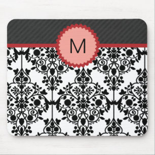 Alfombrilla De Ratón Monograma elegante Mousepad