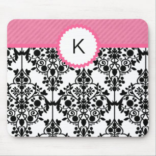 Alfombrilla De Ratón Monograma elegante Mousepad
