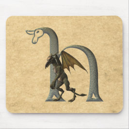 Alfombrilla De Ratón Monograma H del Gargoyle