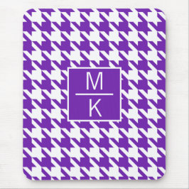 Alfombrilla De Ratón Monograma Houndstoth Purple GL Splitter