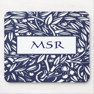 Alfombrilla De Ratón Monograma Mousepad de Nouveau del arte de