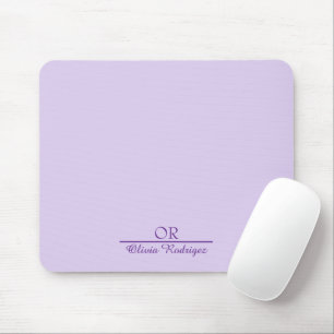 Alfombrilla De Ratón Monograma personalizado Mousepad-Personalizado ini