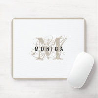 Monograma ruso moderno de moda
