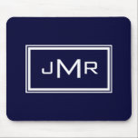 Alfombrilla De Ratón Monogramado<br><div class="desc">Cambie las letras de un mousepad personalizado. Los objetos monográficos siempre son de buen gusto.</div>