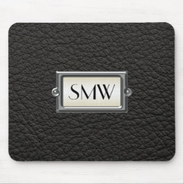 Alfombrilla De Ratón Monogramado de 3 letras - Personalizado para hombr