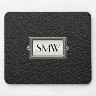Alfombrilla De Ratón Monogramado de 3 letras - Personalizado para hombr