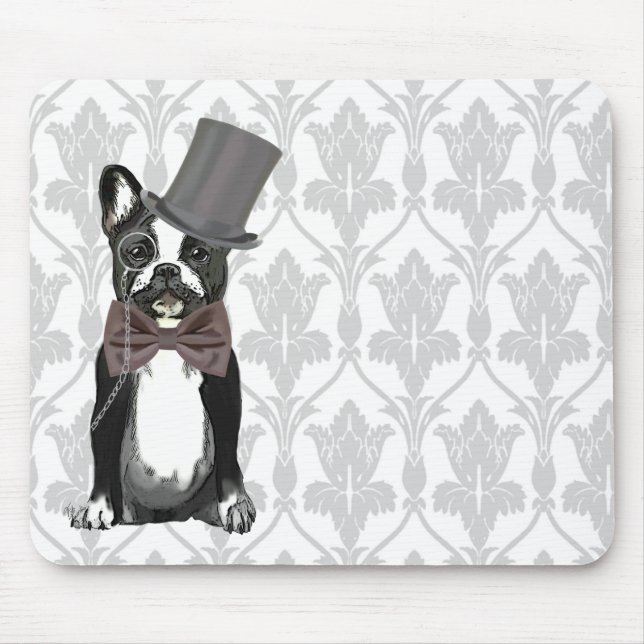 Alfombrilla De Ratón Monsieur Bulldog (Frente)
