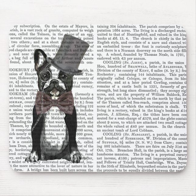 Alfombrilla De Ratón Monsieur Bulldog 2 (Frente)