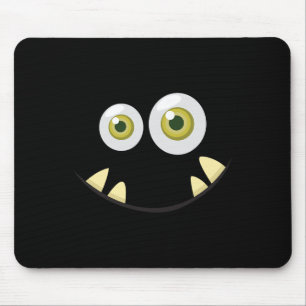 Alfombrilla De Ratón Monster Face Halloween Disstume Idea Triste