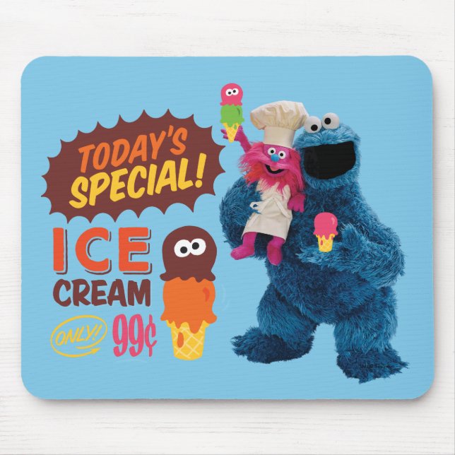 Alfombrilla De Ratón Monster Foodies | Especial de hoy (Frente)