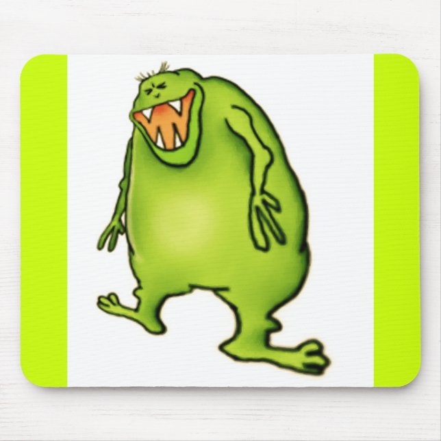 Alfombrilla De Ratón Monster Mousepad riéndose (Frente)