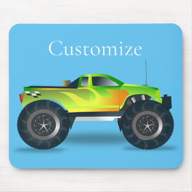 Alfombrilla De Ratón Monster Truck Thunder_Cove (Frente)