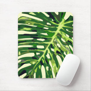 Alfombrilla De Ratón Monstera Leaf Mouse Pad Tus Colores