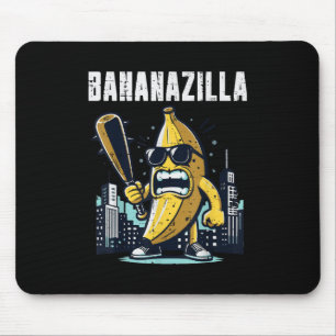 Alfombrilla De Ratón Monstruo bananero Bananazilla Meme de frutas diver