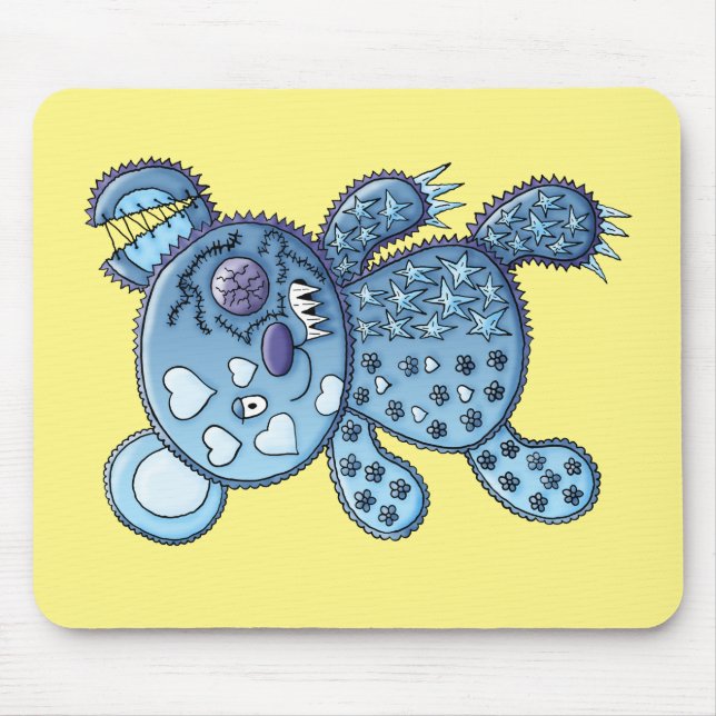 Alfombrilla De Ratón Monstruo de oso de peluche (Frente)