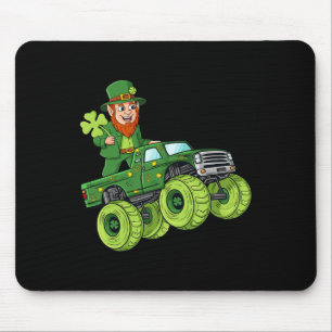 Alfombrilla De Ratón Monstruo del Día de San Patricio Leprechaun Niño A
