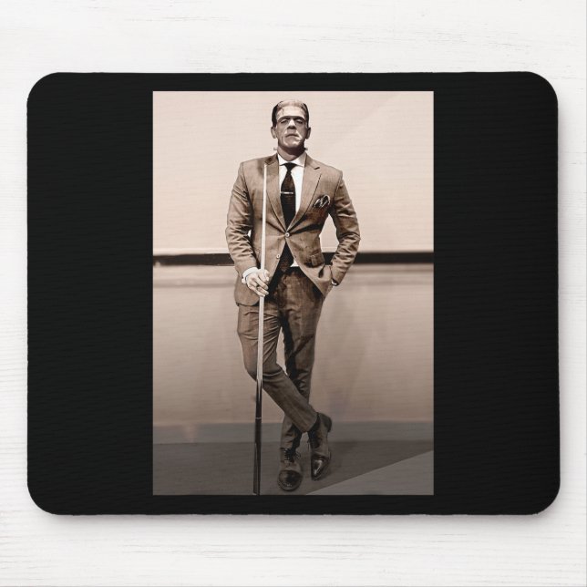 Alfombrilla De Ratón Monstruo Frankenstein Dapper Frankenstein En Suit  (Frente)