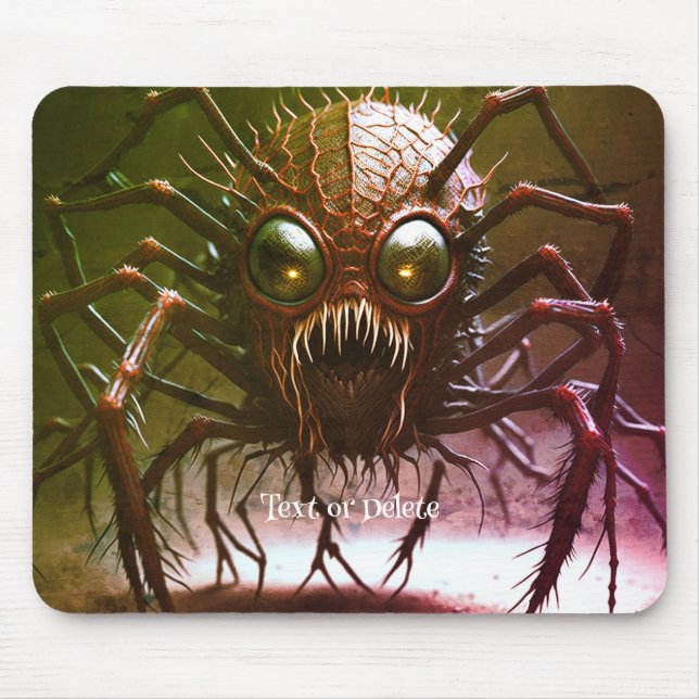 Alfombrilla De Ratón Monstruo rojo Halloween Mousepad (Frente)