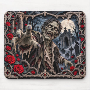 Alfombrilla De Ratón Monstruo Zombie de Recorte de Papel