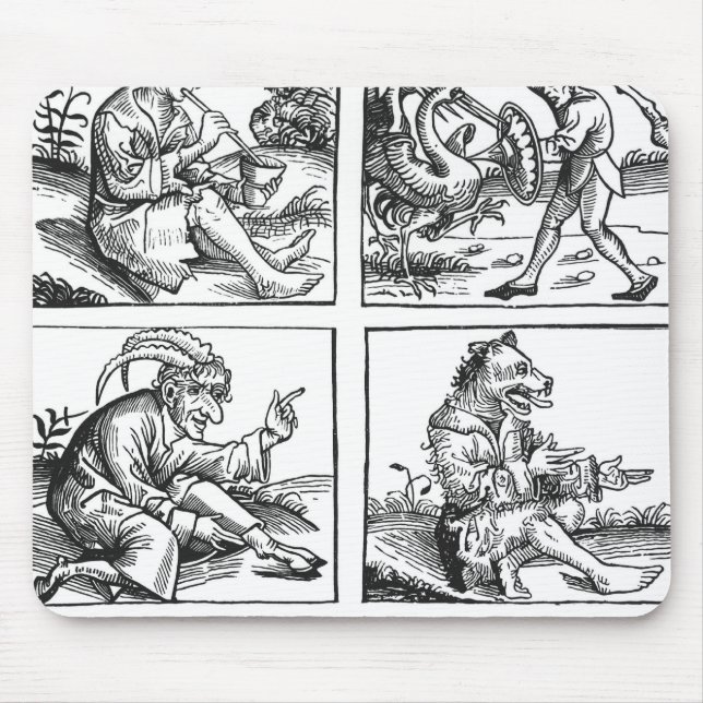 Alfombrilla De Ratón Monstruos llevados del diluvio (Frente)