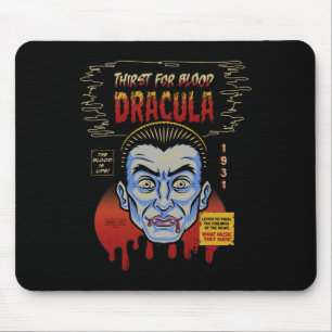 Alfombrilla De Ratón Monstruos universales Drácula Máscara de Halloween