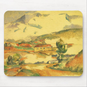 Alfombrilla De Ratón Mont Sainte Victoire por Paul Cezanne, Arte Antigu