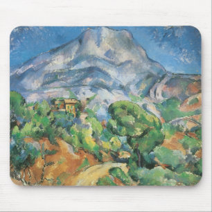 Alfombrilla De Ratón Mont Sainte Victoire sobre Tholonet, Paul Cezanne