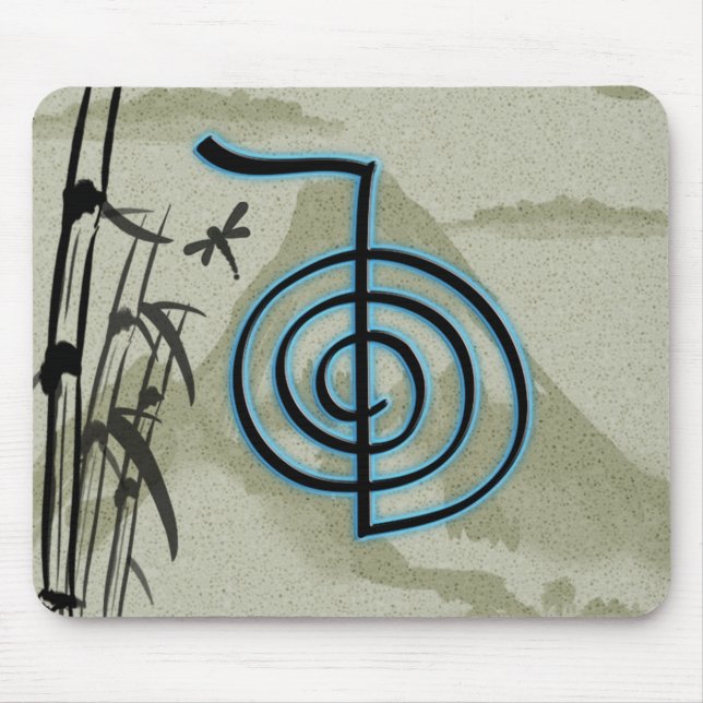 Alfombrilla De Ratón Montaña Cho Ku Rei Reiki (Frente)