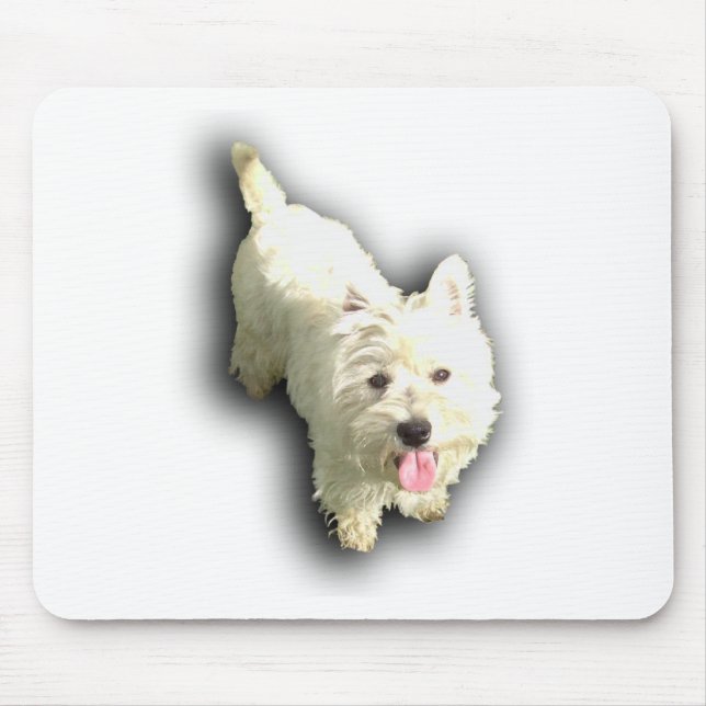 Alfombrilla De Ratón Montaña del oeste Terrier (Frente)