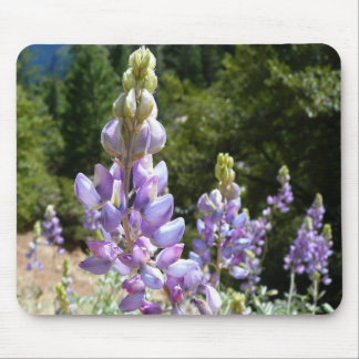 Alfombrilla De Ratón Montaña Lupins en Yosemite