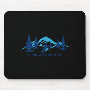 Alfombrilla De Ratón montaña sundown iowa resort de esquí esquí esquiad
