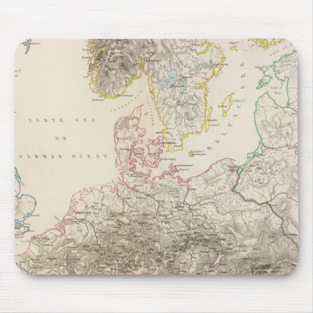 Alfombrilla De Ratón Montañas de Europa (Frente)