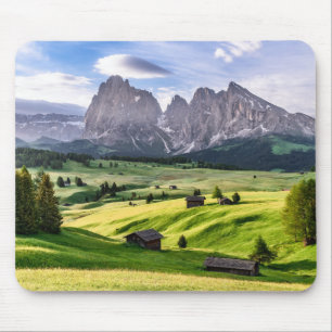 Alfombrilla De Ratón Montañas de la dolomía de Seiser Alm el , Itali
