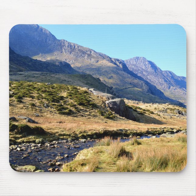 Alfombrilla De Ratón Montañas de Snowdonia (Frente)