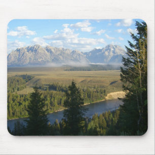 Alfombrilla De Ratón Montañas Jackson Hole y río