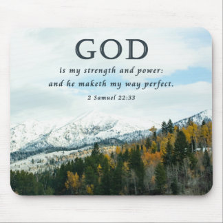 Alfombrilla De Ratón Montañas Snowy Christain Mousepad