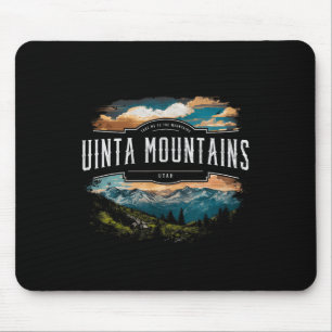 Alfombrilla De Ratón Montañas Uinta Senderismo por la Vintage exterior