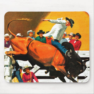 Alfombrilla De Ratón Montar a caballo de Bull de Fred Ludekens