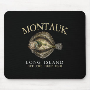 Alfombrilla De Ratón Montauk Fuera Del Extremo Profundo Flounder Flound