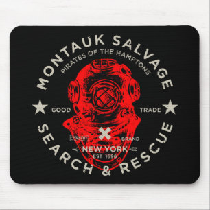 Alfombrilla De Ratón Montauk Salvage Co. Dive Helmet Mousepad