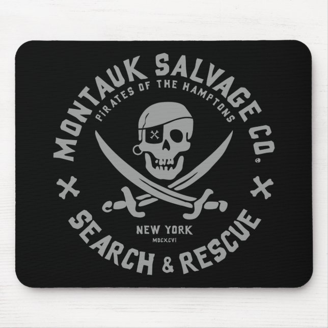 Alfombrilla De Ratón Montauk Salvage Company Mousepad (Frente)