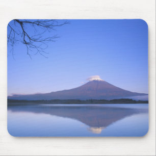 Alfombrilla De Ratón Monte Fuji desde el lago Motosu, Yamanashi, Japón