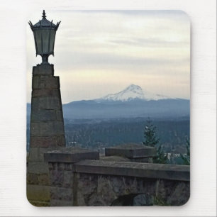 Alfombrilla De Ratón Monte Hood de Rocky Butte, Portland, Oregón