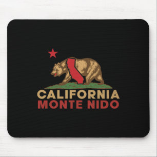 Alfombrilla De Ratón Monte Nido California Vintage Oso Retro Estado