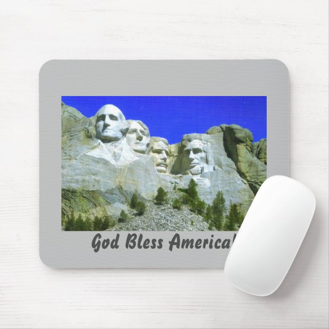 Alfombrilla De Ratón Monte Rushmore Mousepad (Con ratón)