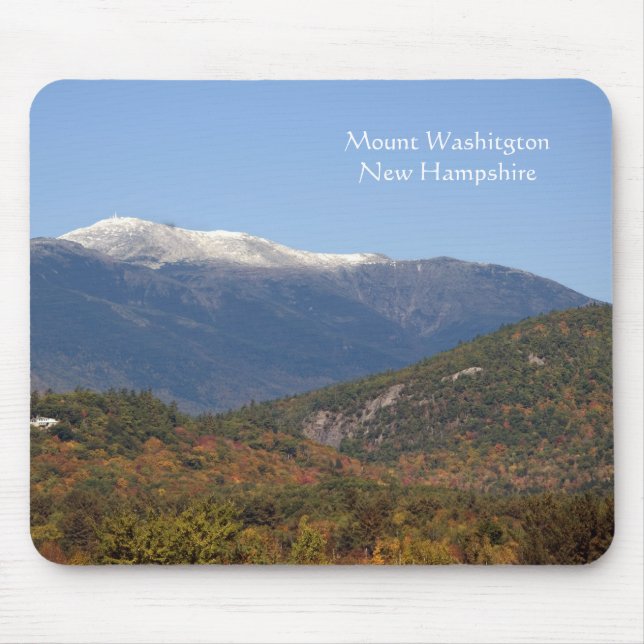 Alfombrilla De Ratón Monte Washington, NH Mousepad (Frente)