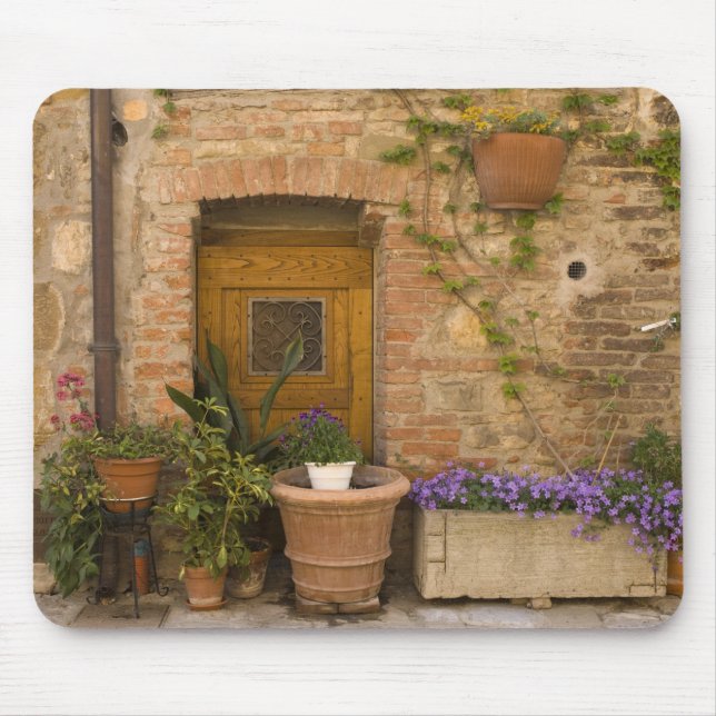 Alfombrilla De Ratón Montefollonico, Val d'Orcia, provincia de Siena, 2 (Frente)