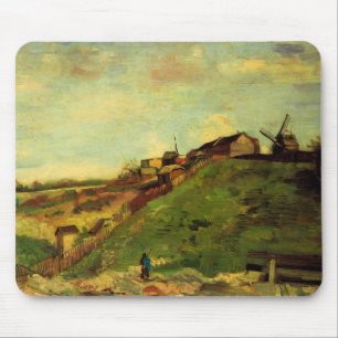 Alfombrilla De Ratón Montmartre: Cantera, los Molinos por Vincent van G